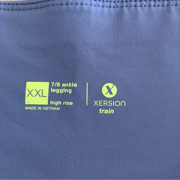 Xersion Train Womens High Rise Gray Quick Dry 7/8 Ankle Leggings - Picture 11 of 16